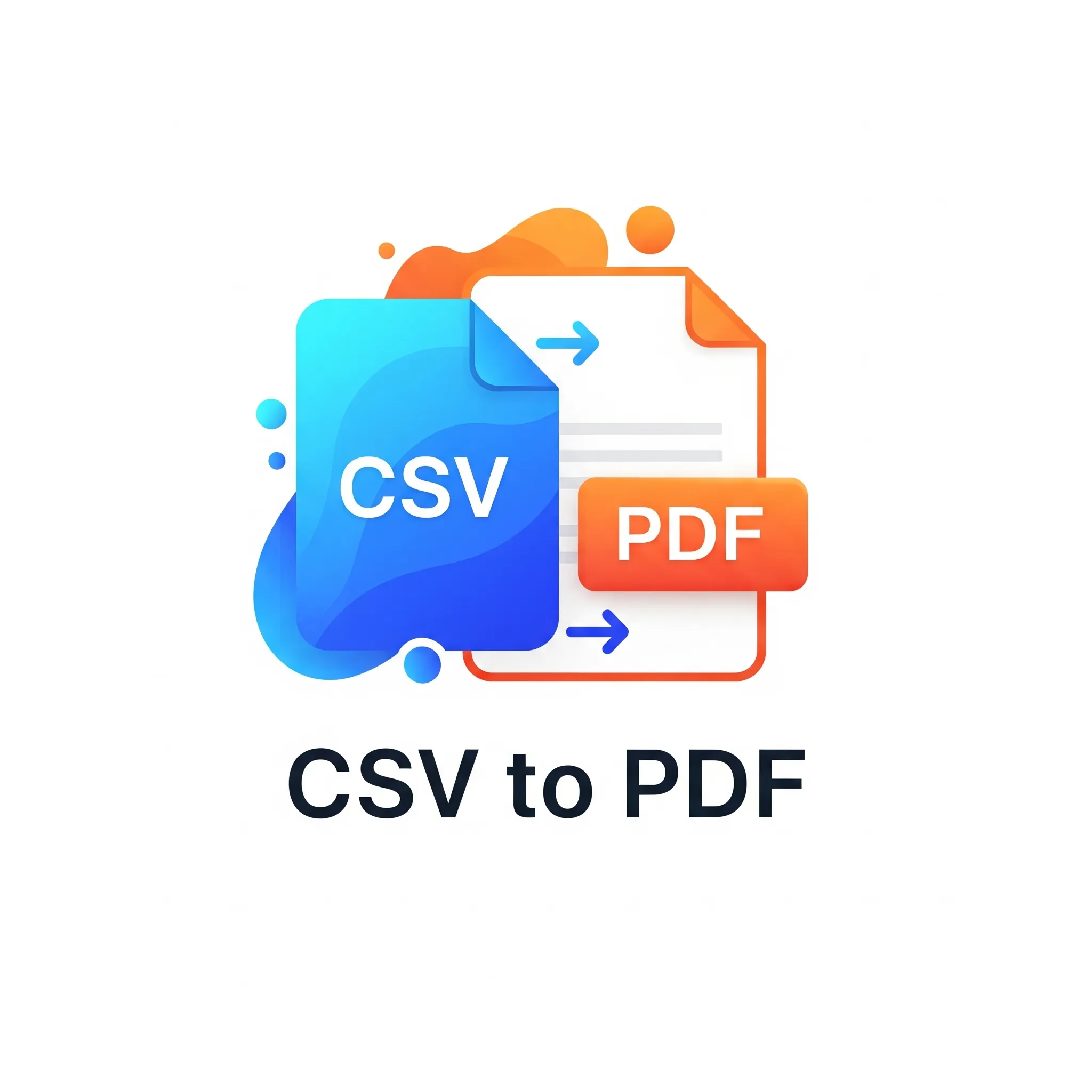csv to pdf